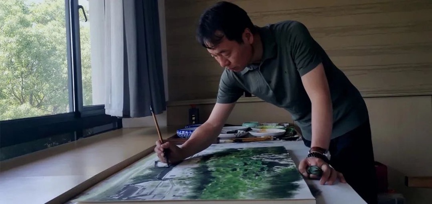 中国画 画中国——用艺术点靓乡村 助力乡村振兴